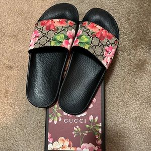 Gucci Floral Slides